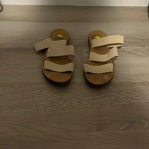 Banded Tan Sandal